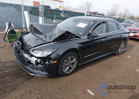 2021 Hyundai Sonata Sel z USA, uszkodzony, nr VIN 5NPEF4JA6MH110143